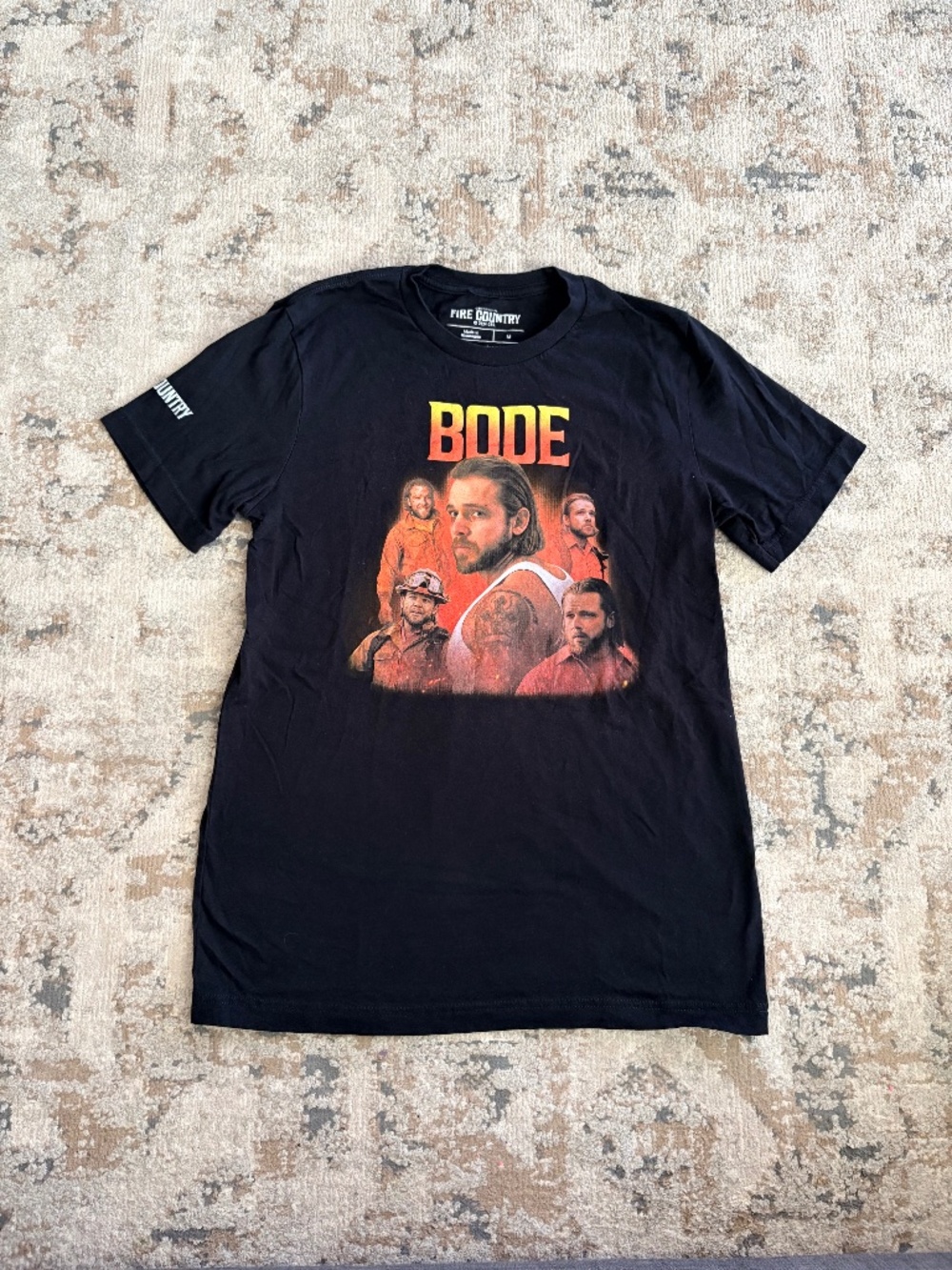 CBS Fire Country “Bode” Unisex T-Shirt – Officially Licensed (Black, M)